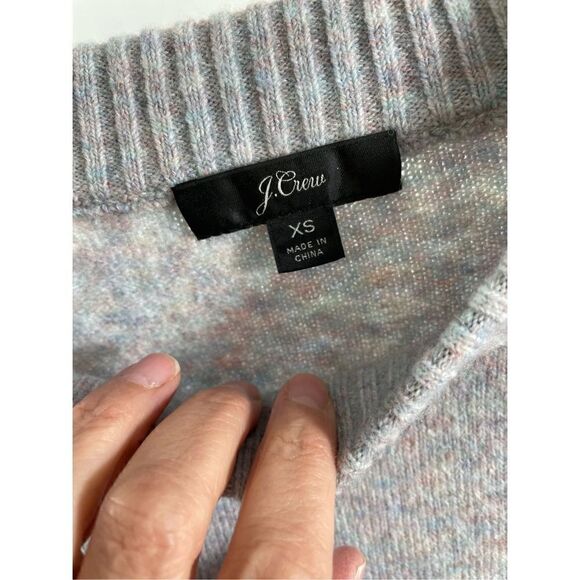 J Crew Grayish Pink Crew Neck Sweater Size XS - Picture 6 of 7